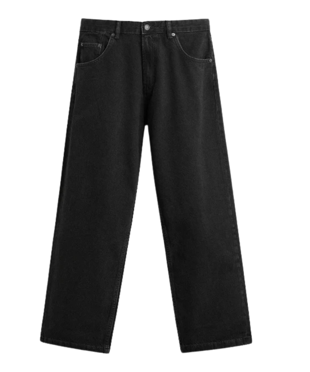 Calça Jeans Black Baggy Modelo Balão